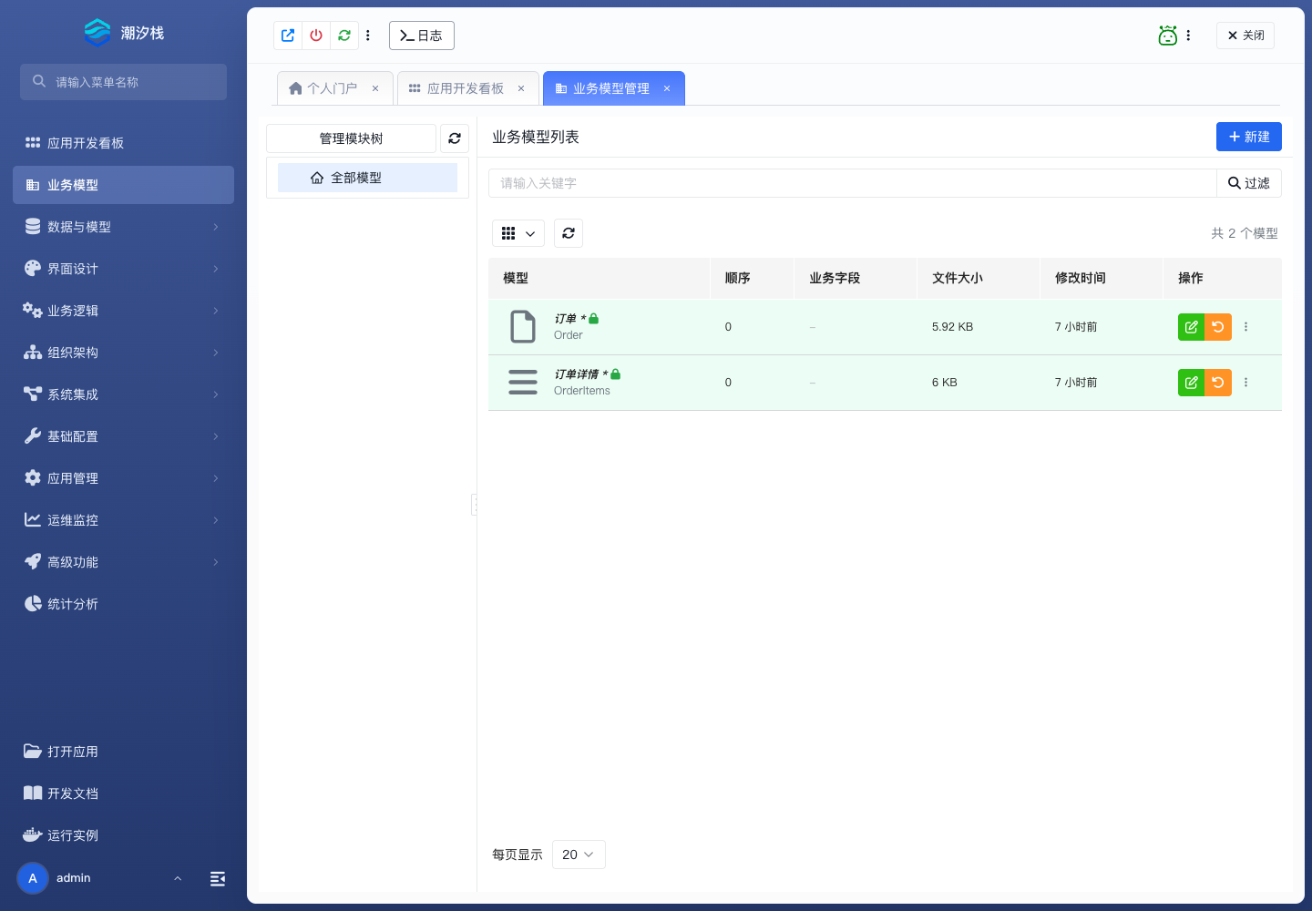 业务模型