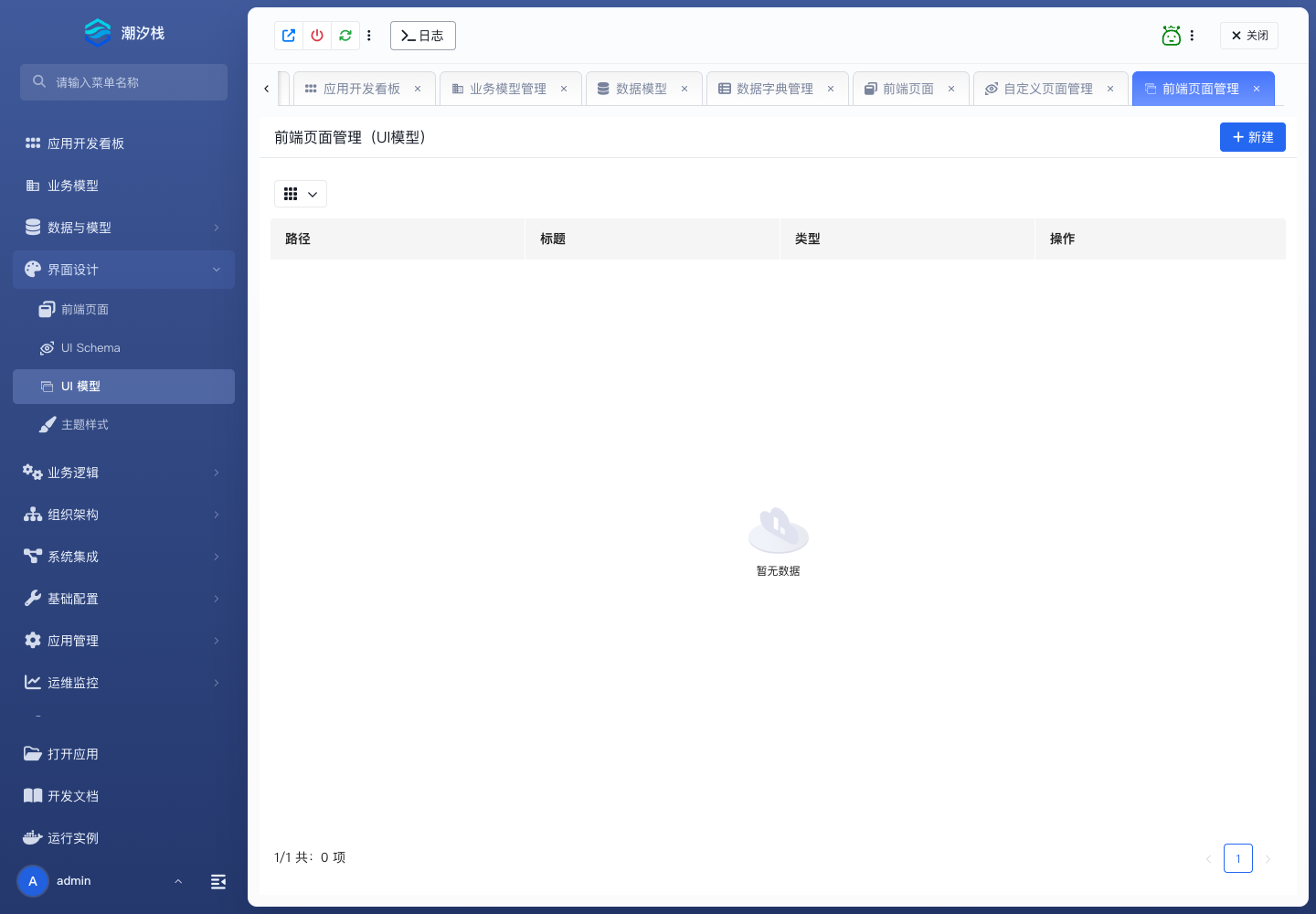 UI 模型