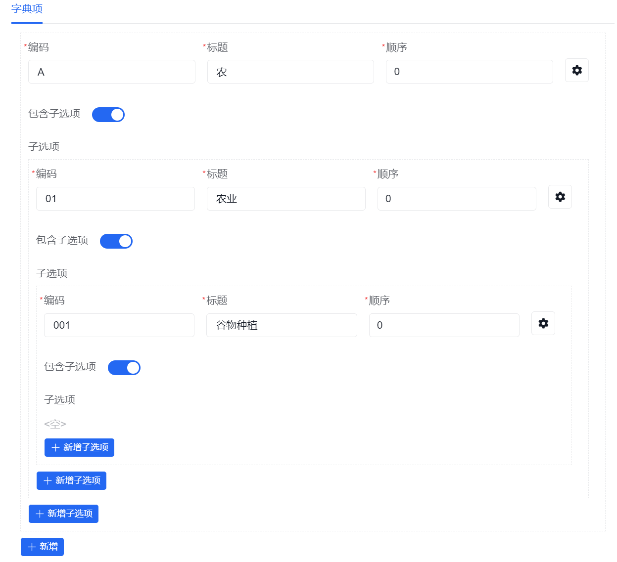 树形模式